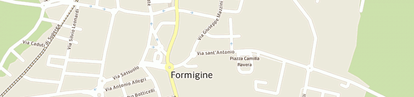 Mappa della impresa leonardi leonardo a FORMIGINE