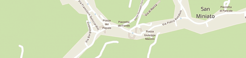 Mappa della impresa bellandi sport di taddeini laura e c sas a SAN MINIATO