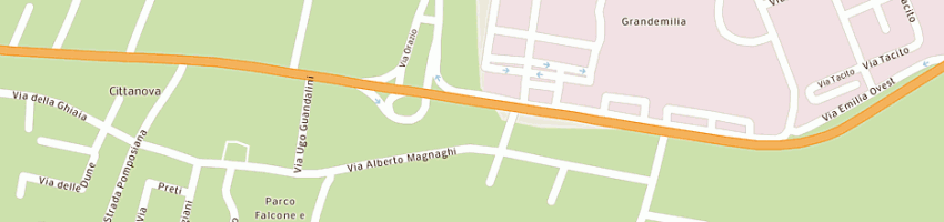 Mappa della impresa la bottega del gelato snc di malagoli anselmo e pagliani stefania a MODENA