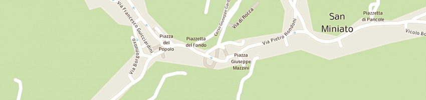 Mappa della impresa parrocchie di pisa a PISA