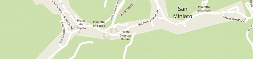 Mappa della impresa de'cris bar di garosi deliano e galoppi cristina snc a SAN MINIATO