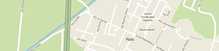 Mappa della impresa freddi natalino a ROLO