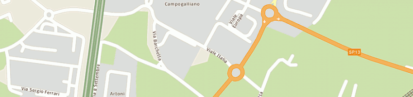 Mappa della impresa coca-cola hbc italia srl a CAMPOGALLIANO