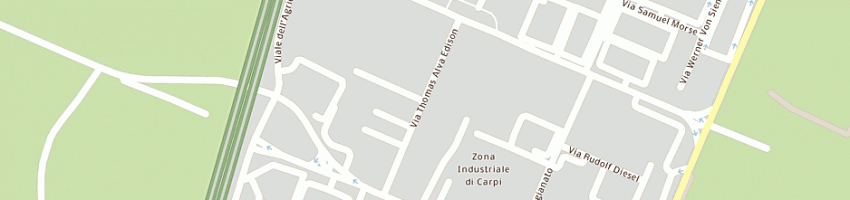 Mappa della impresa bdb di dodi e borsari snc a CARPI