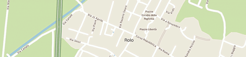 Mappa della impresa supermercati (snc) a ROLO