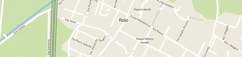 Mappa della impresa gandolfi (snc) a ROLO
