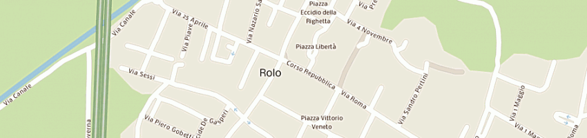 Mappa della impresa mantovani costantino a ROLO