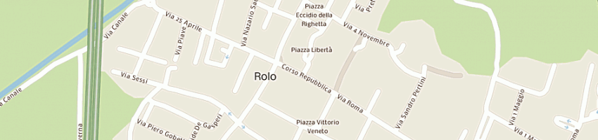 Mappa della impresa credito emiliano a ROLO