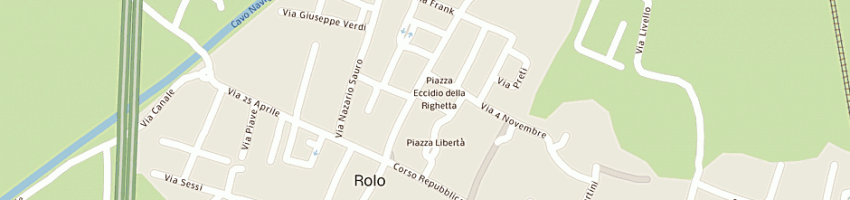 Mappa della impresa isola verde (snc) a ROLO