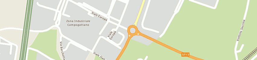 Mappa della impresa zabo (srl) a CAMPOGALLIANO