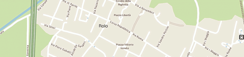 Mappa della impresa suini domenico srl a ROLO