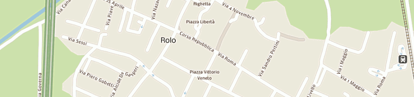 Mappa della impresa suini domenico srl a ROLO