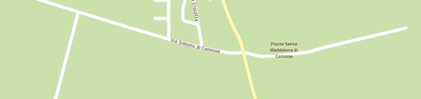 Mappa della impresa trattoria al canton a MOZZECANE