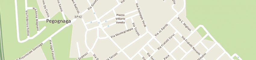 Mappa della impresa furgieri vanni a PEGOGNAGA
