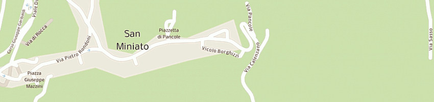 Mappa della impresa turini alessandro a SAN MINIATO