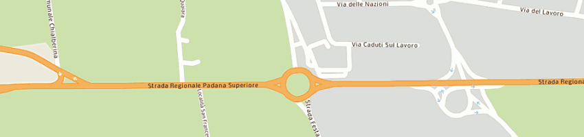 Mappa della impresa la casa del lattoniere srl a BUSSOLENGO
