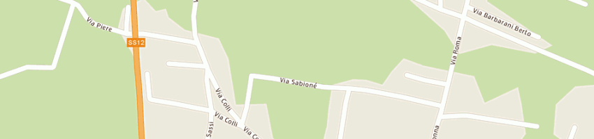 Mappa della impresa scuola elementare a PESCANTINA