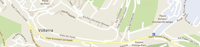Mappa della impresa caprai landi carmen a VOLTERRA