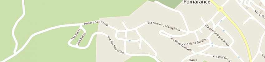 Mappa della impresa cantini alberto a POMARANCE