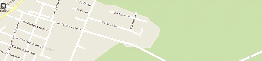 Mappa della impresa mediacom di bacchi giancarla a FORMIGINE