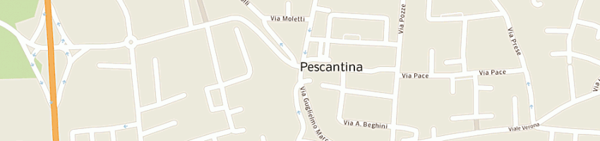 Mappa della impresa sos computer di rosano f a PESCANTINA
