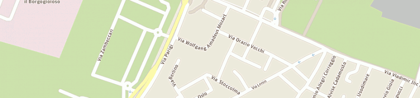 Mappa della impresa di uno di dotti diva a CARPI