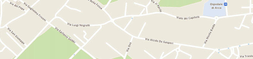 Mappa della impresa rocca snc - di povoli alessandro e c a ARCO
