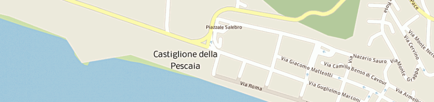 Mappa della impresa azienda multiservizi - castiglione della pescaia srl a CASTIGLIONE DELLA PESCAIA
