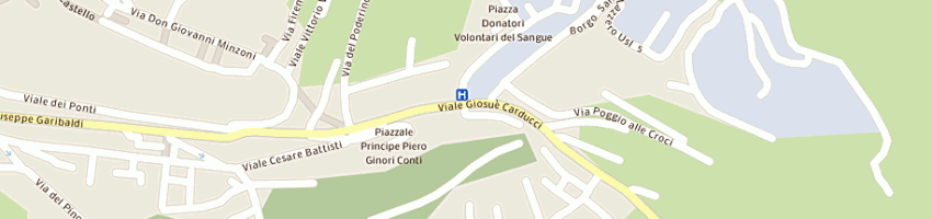 Mappa della impresa mobili pucci simone a VOLTERRA