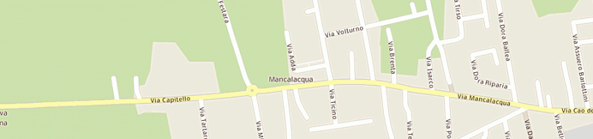 Mappa della impresa pizzeria da asporto loris di zavatti luca a SONA