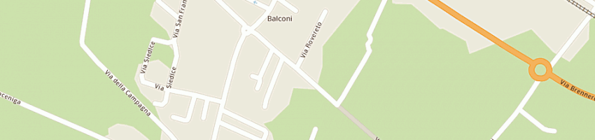 Mappa della impresa al vecchio postale trattoria pizzeria di zambelli arianna e c snc a PESCANTINA