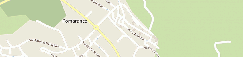 Mappa della impresa niccolai mario - agenzia immobiliare valdicecina a POMARANCE