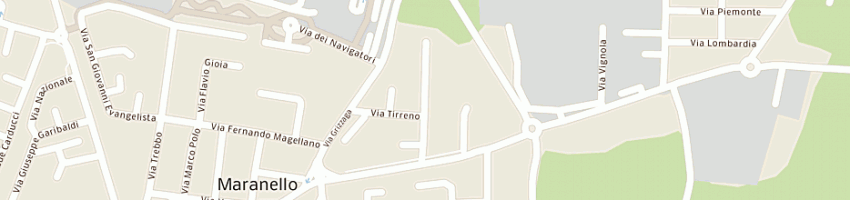 Mappa della impresa am hotel srl a MARANELLO