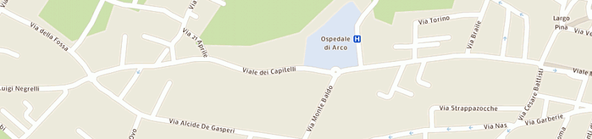 Mappa della impresa asilo infantile di arco a ARCO