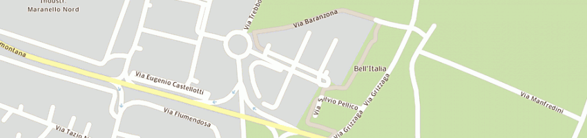 Mappa della impresa carrozzeria il restauro a MARANELLO