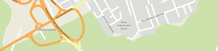 Mappa della impresa vetreria artigiana srl a MODENA