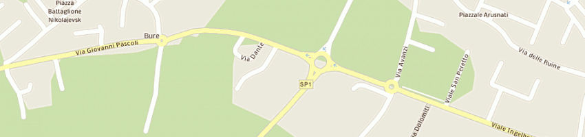 Mappa della impresa autofficina poiega e zonzini a SAN PIETRO IN CARIANO