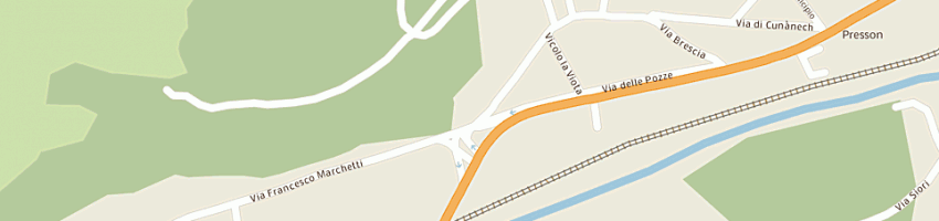 Mappa della impresa tonezzer giuseppe a TRENTO