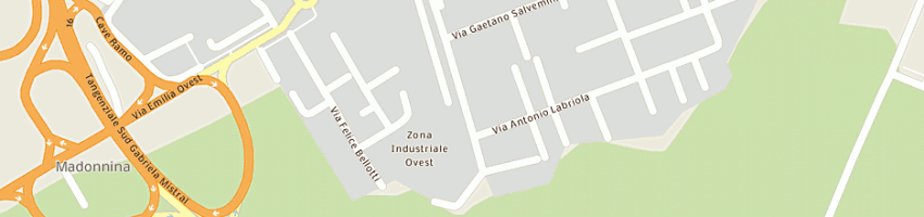 Mappa della impresa modena centro prove srl a MODENA