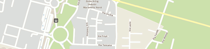 Mappa della impresa stella impianti sas di moliterno vito e c a MARANELLO