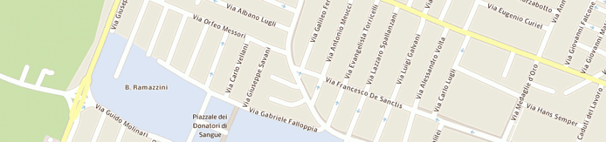 Mappa della impresa fashion time srl a CARPI