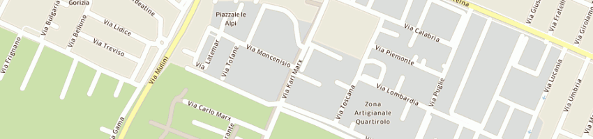 Mappa della impresa assicurazioni la fondiaria assicurazioni spa a CARPI