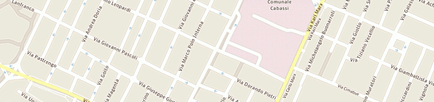 Mappa della impresa pavarini (sas) a CARPI