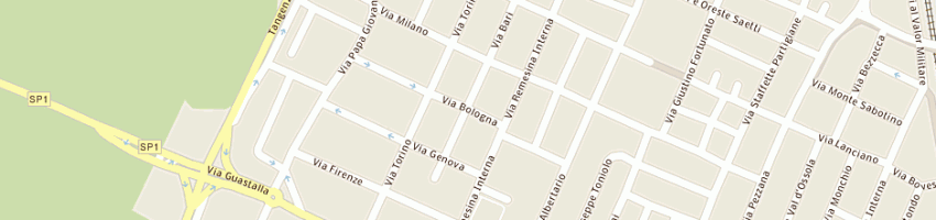 Mappa della impresa cosabelli claudio a CARPI