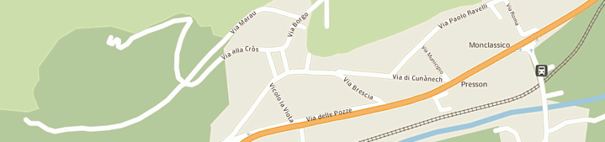 Mappa della impresa falegnameria giarolli carlo a MONCLASSICO