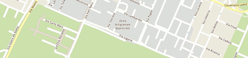 Mappa della impresa partena s p a a CARPI
