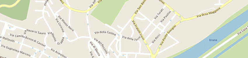 Mappa della impresa da anna di piu claudio e c snc a CASTIGLIONE DELLA PESCAIA
