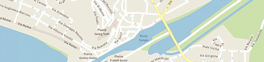 Mappa della impresa ristorante la pescaia a CASTIGLIONE DELLA PESCAIA