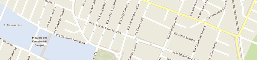 Mappa della impresa confezioni elisa di ke jinhua e c a CARPI