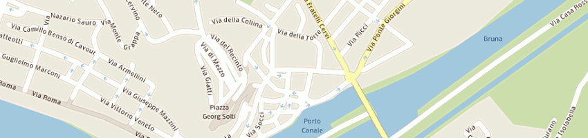 Mappa della impresa sas hotel lucerna di polidori brunella e c a CASTIGLIONE DELLA PESCAIA
